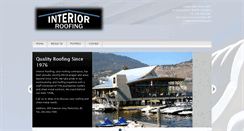 Desktop Screenshot of interiorroofing.com